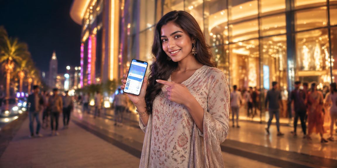 User enjoying secure online betting on mobile device in India
