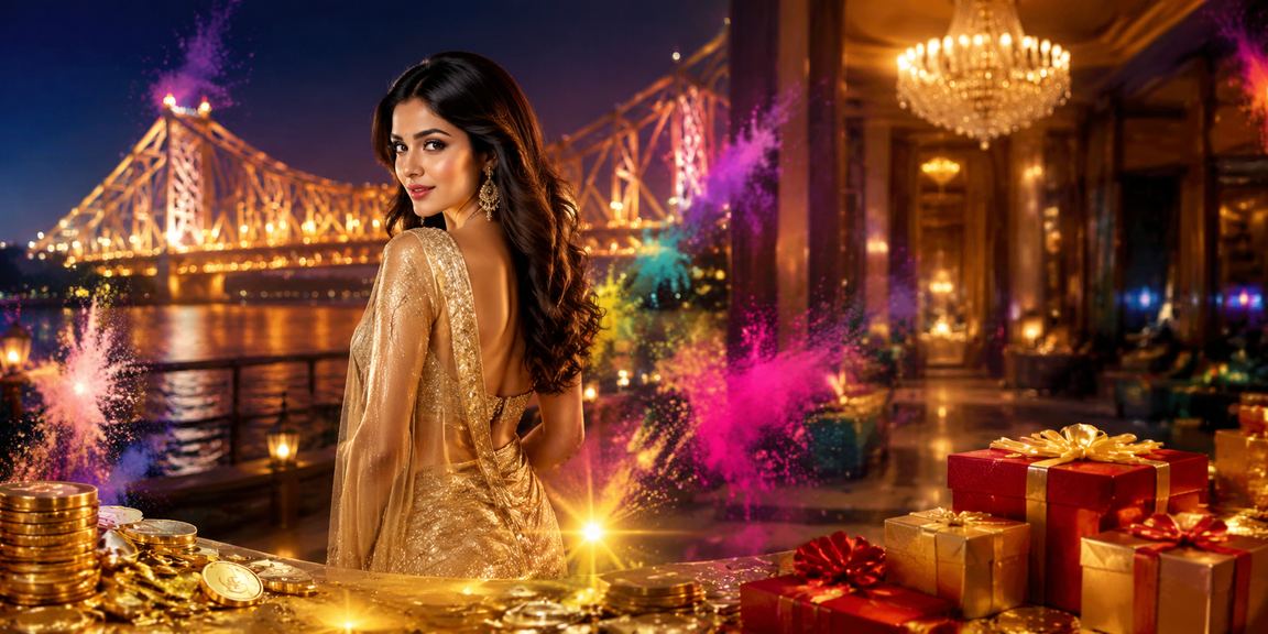 Kolkata Holi festival celebration mixed with casino and Andar Bahar